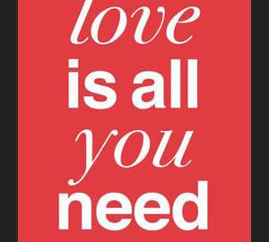 Cuadro THE BEATLES - LOVE IS ALL YOU NEED tulip