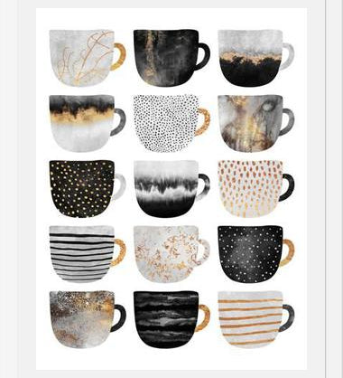 Cuadro Pretty Coffee Cups 3