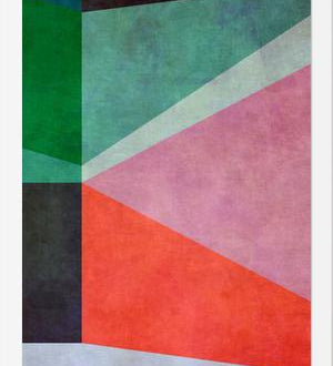 Cuadro Textured Geometric Pattern V