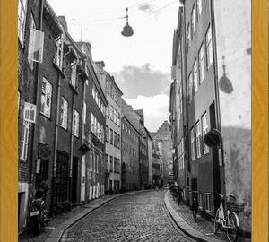 Cuadro Streets of Kopenhagen BW