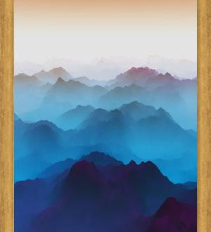 Cuadro Bluish Mountains