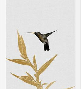 Cuadro Hummingbird and Flower II