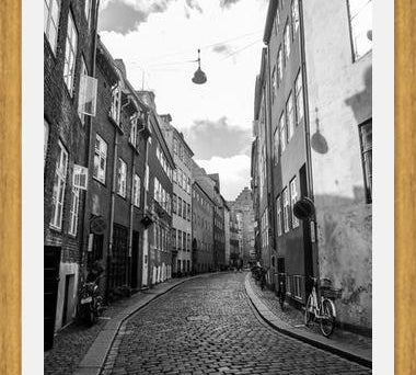 Cuadro Streets of Kopenhagen BW