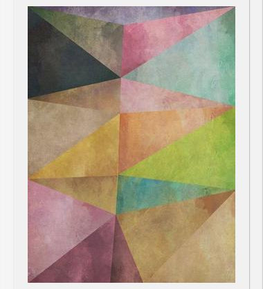Cuadro Connected Triangles