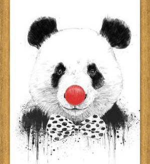 Cuadro Clown Panda