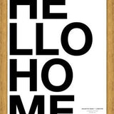 Cuadro Hello Home White