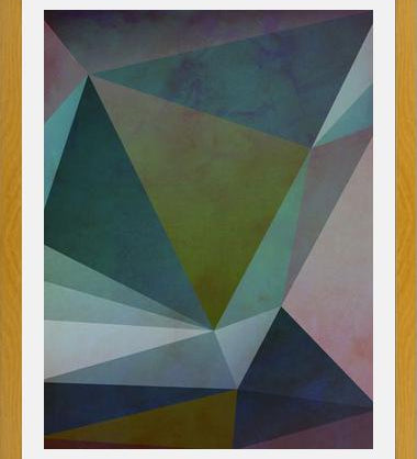 Cuadro Interconnected Triangles III