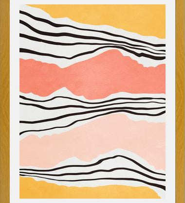Cuadro Modern irregular Stripes 01