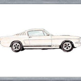 Cuadro Vintage cream car