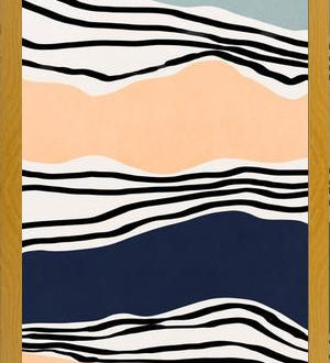 Cuadro Modern irregular Stripes 08