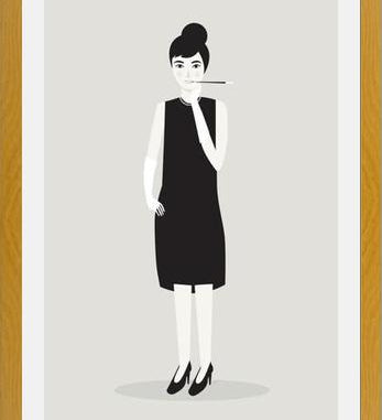Cuadro Audrey Hepburn