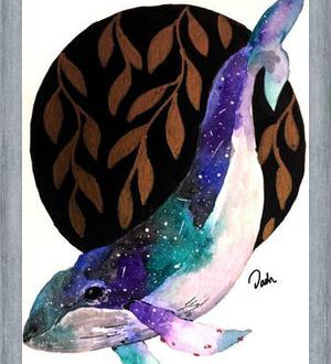 Cuadro universe whale