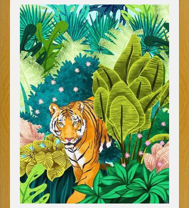Cuadro Jungle Tiger