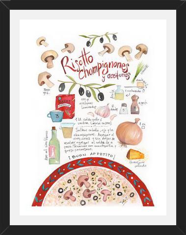 Cuadro Rissotto Champignones