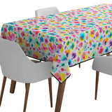 Mantel de Hule Tropical Flowers Multicolored