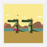 Cuadro Hawaiian Crocodiles