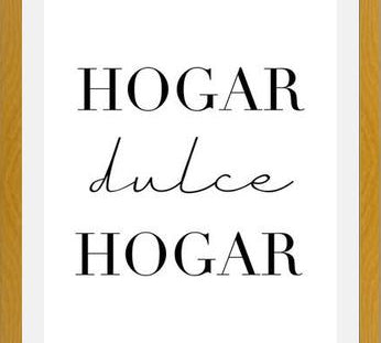 Cuadro Dulce Hogar