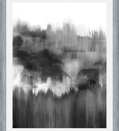 Cuadro Black watercolor brush strokes