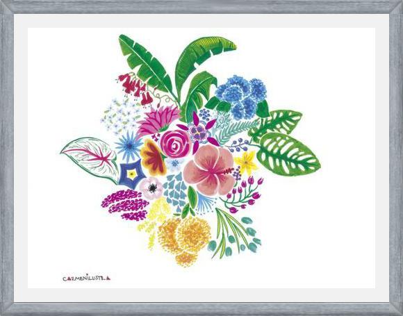 Cuadro Flores Tropicales