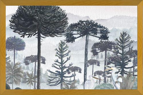 Cuadro Mural Bosque de Araucarias