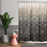 Cortina de Baño Multiple Hollow Cubes
