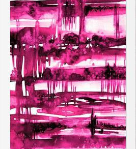 Cuadro UNDERLYING CONNECTION - HOT PINK