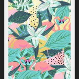 Cuadro Flamingo Tropical