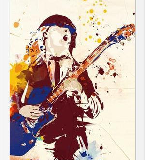 Cuadro Angus Young
