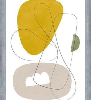 Cuadro Abstraction with gray lines 1