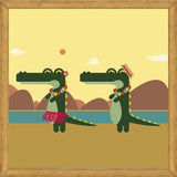 Cuadro Hawaiian Crocodiles