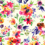 Mantel de Hule Painterly Tropical Flowers