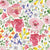 Canvas Expressive hand inky florals florals whi