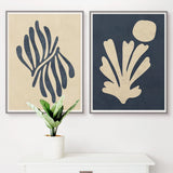 Set de Cuadros Abstract Leaf HM
