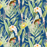 Papel Mural Leopard Flowers