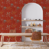 Papel Mural Red and Palms