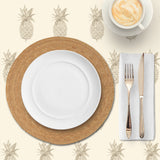Mantel de Hule Pineapples cream