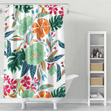 Cortina de Baño Minty + Rust Floral
