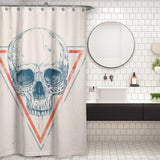 Cortina de Baño Skull in triangle II
