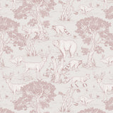 Papel Mural Woodland Rosado
