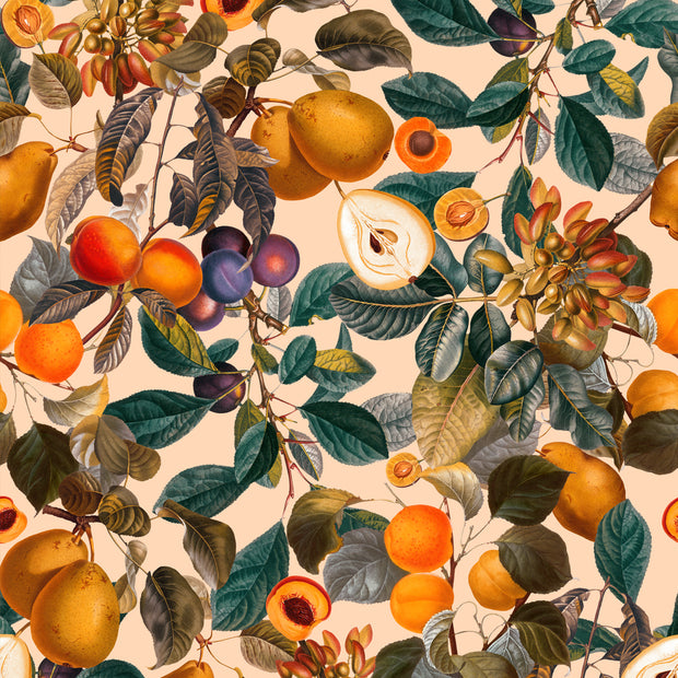 Papel Mural Vintage Fruit Pattern IX