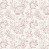 Papel Mural Dulce Bosque Rosado