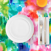 Mantel de Hule Painterly Watercolor