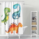 Cortina de Baño Los dinos