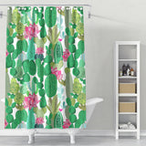 Cortina de Baño CACTUS AND SUCCULENT TROPICAL FLOWERS