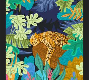 Cuadro Sleeping Panther