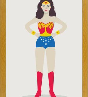 Cuadro Superheroina
