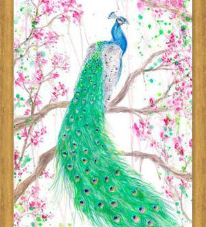 Cuadro Pavo Real