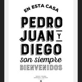 Cuadro Pedro Juan y Diego White