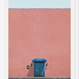 Cuadro Puerta y techo azul