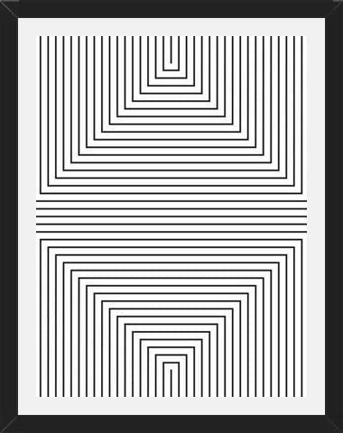 Cuadro ilusión de óptica